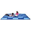 Childrens Factory Checker Blue Rugs