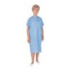 Standard Patient Gown With Tie Back-Blue Print
