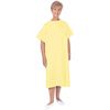 Standard Patient Gown With Tie Back-Yellow