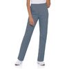 Landau Essentials Women Classic Tapered Leg Pant - Steel Grey