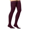 Jobst Opaque Maternity Closed Toe Thigh High Compression Stockings - Cranberry
