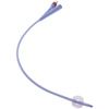 Covidien Dover Two-Way 100% Silicone Foley Catheter - 30cc Balloon Capacity