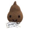 Mirage Knit Knacks Doodie the Poo Organic Cotton Small Dog Toy