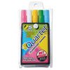 Quartet Glo-Write Fluorescent Marker Five-Color Set