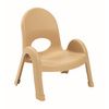 Childrens Factory Angeles Value Stack Seven Inch High Child Chair - Natural Tan