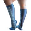 Xpandasox Fairisle Double Cylin Compression Socks - Blue