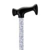 Nova Medical T-Handle Canes White With Blue Flowers