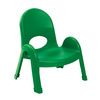 Childrens Factory Angeles Value Stack Seven Inch High Child Chair - Shamrock Green