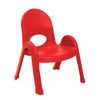 Childrens Factory Angeles Value Stack Nine Inch High Child Chair - Candy Apple Red