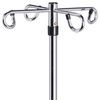 Clinton Six Leg Infusion Pump Stand with 4 Hook