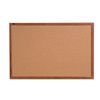Quartet Cork Bulletin Board with Oak Frame