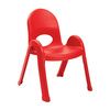 Childrens Factory Angeles Value Stack Eleven Inch High Child Chair - Candy Apple Red