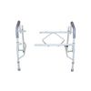 Drive Knock Down Deluxe Steel Drop Arm Commode with Padded Seat