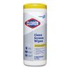 Clorox CloroxPro Clean Screen Bleach-Free Wipes