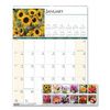 House of Doolittle Earthscapes 100% Recycled Floral Monthly Wall Calendar