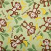 Monkey And Banana Fabric
