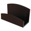 Artistic Eco-Friendly Bamboo Curves Business Card Holder