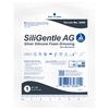 Dynarex SiliGentle AG Silver Silicone Non-Bordered Foam Dressing - 3080