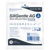 Dynarex SiliGentle AG Silver Silicone Non-Bordered Foam Dressing - 3082