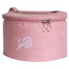 ABC Travel And Storage Case - Pink Suede
