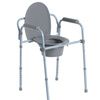 Drive Folding Steel Commode Includes: