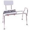 Compass Health Sliding Transfer Bench with Seat and Back