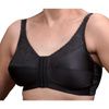Almost U Style 1100 Lace Accented Front Closure Bra - Black
