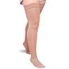 Solaris ExoSoft Closed Toe Thigh High 20-30 mmHg Compression Stockings With Silicone Top