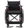 Front View of Karman Healthcare LT-770Q Red Streak Lightweight Compact Wheelchair