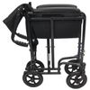 Folded Karman Healthcare LT-2000 Lightweight Transporter Aluminum Wheelchair