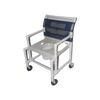 Healthline Extra Wide Vacuum Seat Extended Shower Commode Chair