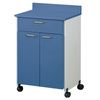 Clinton Mobile Treatment Cabinet with Two Doors and One Drawer