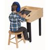 Childrens Factory Angeles Single Station Ipad Air Technology Table With Adjustable Legs