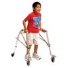 Kaye Wide Posture Control Four Wheel Walker With Front Swivel Wheel For Adolescent