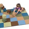 Childrens Factory Woodland Patchwork Mat and blocks Set