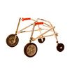 Kaye Posture Control Four Wheel Walker With Front Swivel And Silent Rear Wheel For Pre Adolescent - All-Terrain Wheels 
