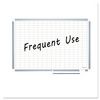 MasterVision Gridded Magnetic Steel Dry Erase Planning Board