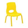 Childrens Factory Angeles Myposture Eight-Inch High Chair - Yellow