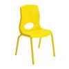 Childrens Factory Angeles Myposture Twelve-Inch High Chair - Yellow