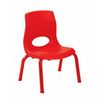 Childrens Factory Angeles Myposture Eight-Inch High Chair - Red