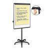 MasterVision Silver Easy Clean Dry Erase Mobile Presentation Easel