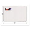 MasterVision Gridded Magnetic Steel Dry Erase Planning Board- 2