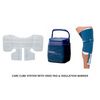 Care Cube System with WrapOn Knee Pad and Insulation Barrier