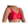 Nearly Me 600 Lace Bandeau Mastectomy Bra - Red