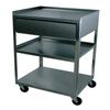 Ideal Three Shelf Mobile Stainless Drawer Cart