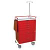 Harloff Classic Line Six Drawer Emergency Cart Speciality Package 