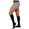 Juzo Dynamic Cotton Ribbed Closed Toe Knee High Compression Socks For Men