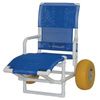 MJM International All Terrain Beach Lounger with 21 Inches Seat