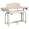 Clinton Lab X Series Extra-Wide Extra-Tall Blood Drawing Chair with Padded Flip Arm and Drawer