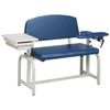 Clinton Lab X Series Extra-Wide Blood Chair with Padded Flip Arm and Drawer